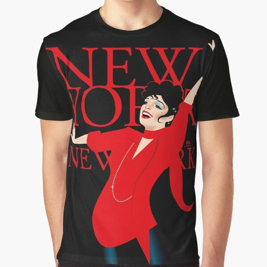 New York Graphic T-Shirt featuring Alejandro Mogolloart's design