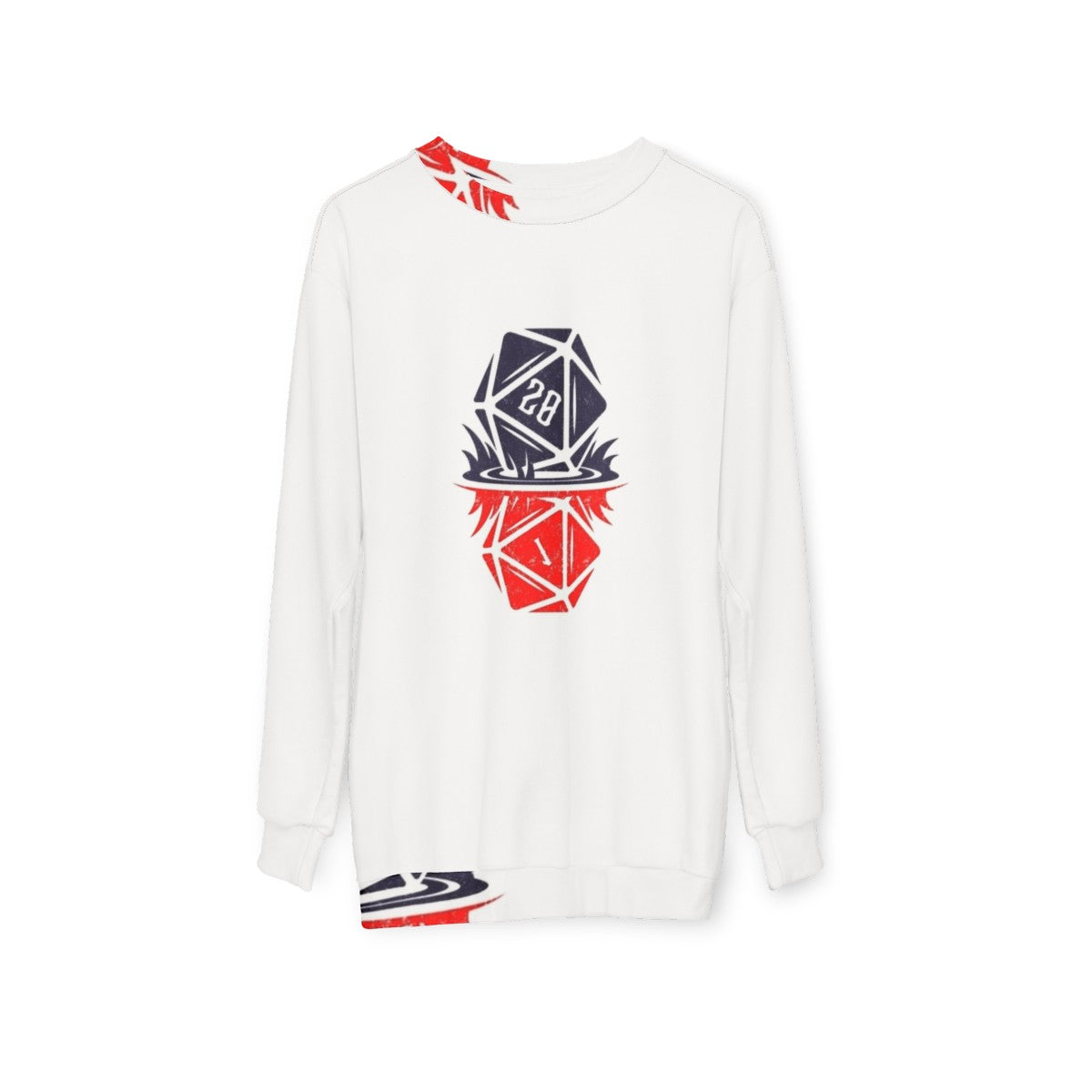 Stranger Things Upside Down Dice D20 Sweatshirt - hanging