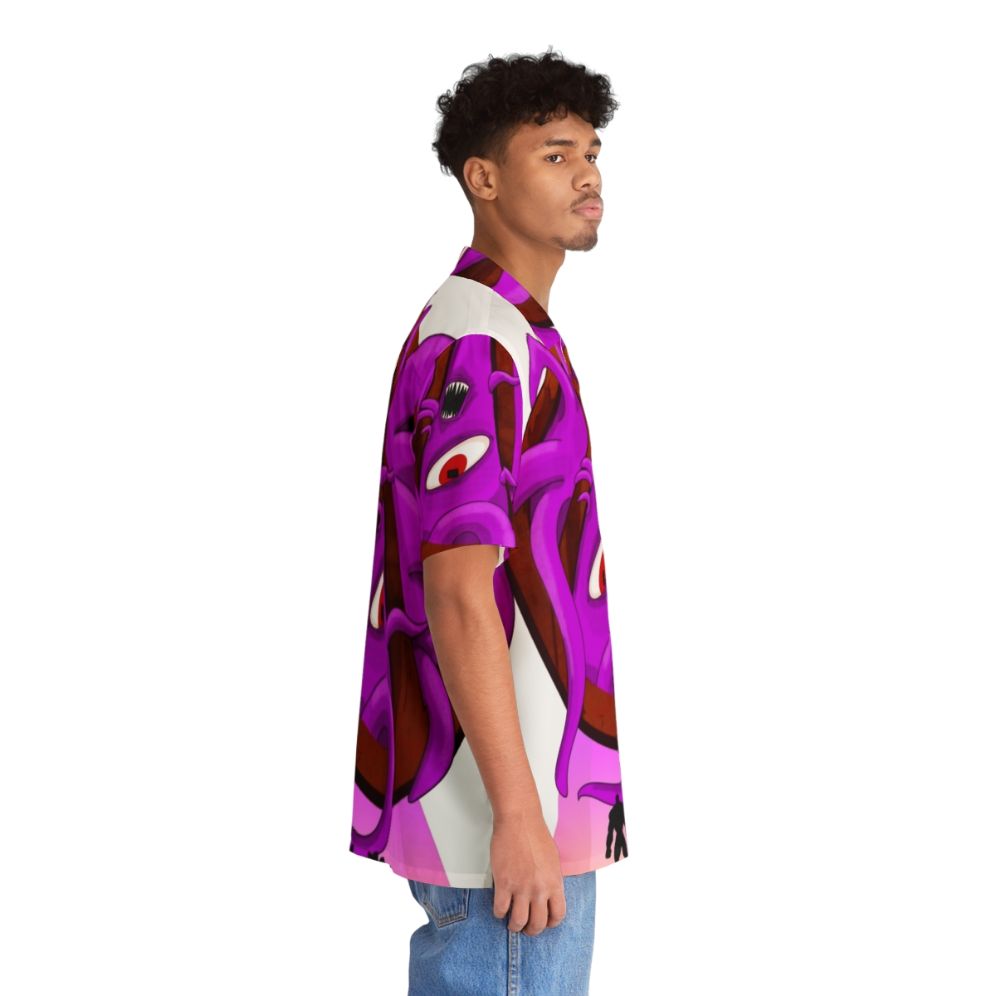 Borderlands Tentacles Hawaiian Shirt, featuring the Borderlands logo and tentacle design - People Pight