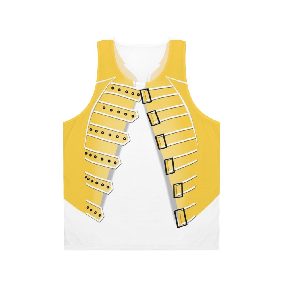 Freddie Mercury Unisex Tank Top with Queen Band Branding