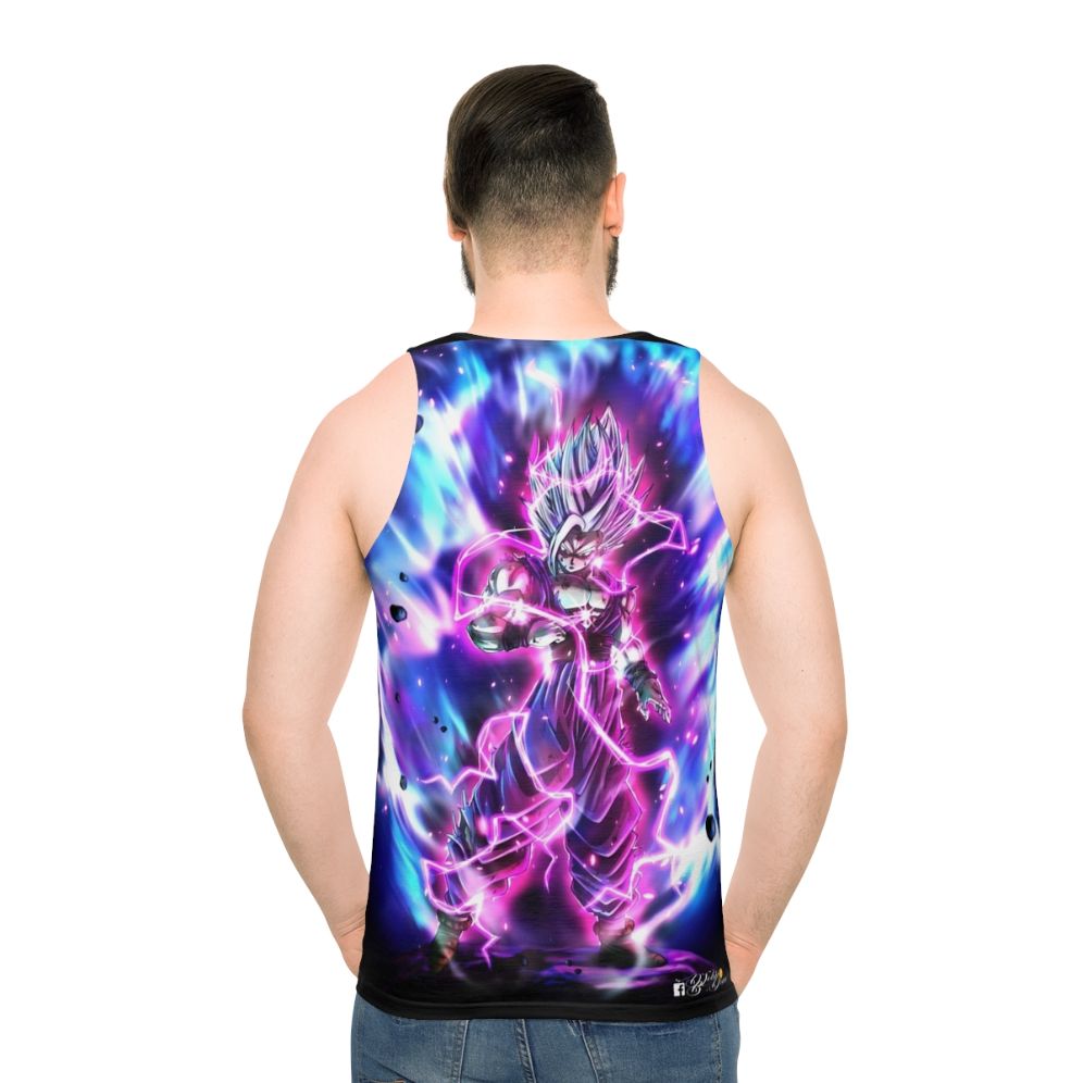 Gohan Beast Unisex Dragon Ball Super Fan Art Tank Top - men back