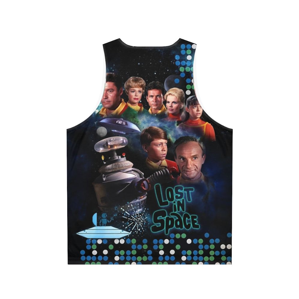 Lost In Space Unisex Tank Top featuring the Netflix Series logo - Back