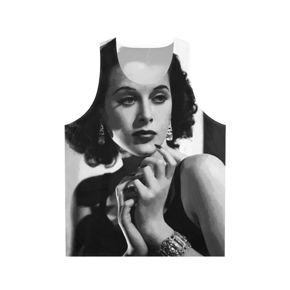 Vintage Hedy Lamarr Portrait Unisex Tank Top