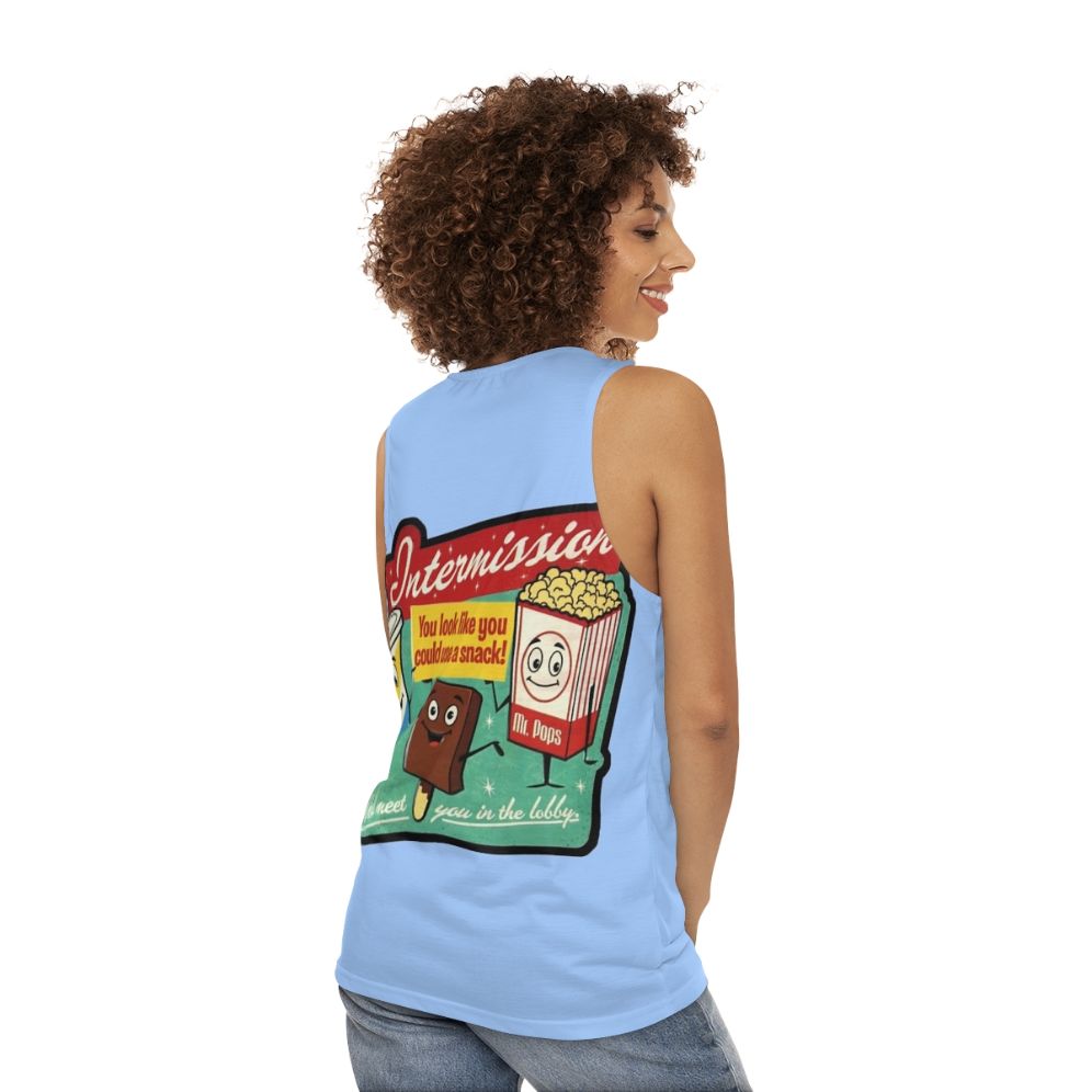 Unisex Intermission Cinema Tank Top - women back