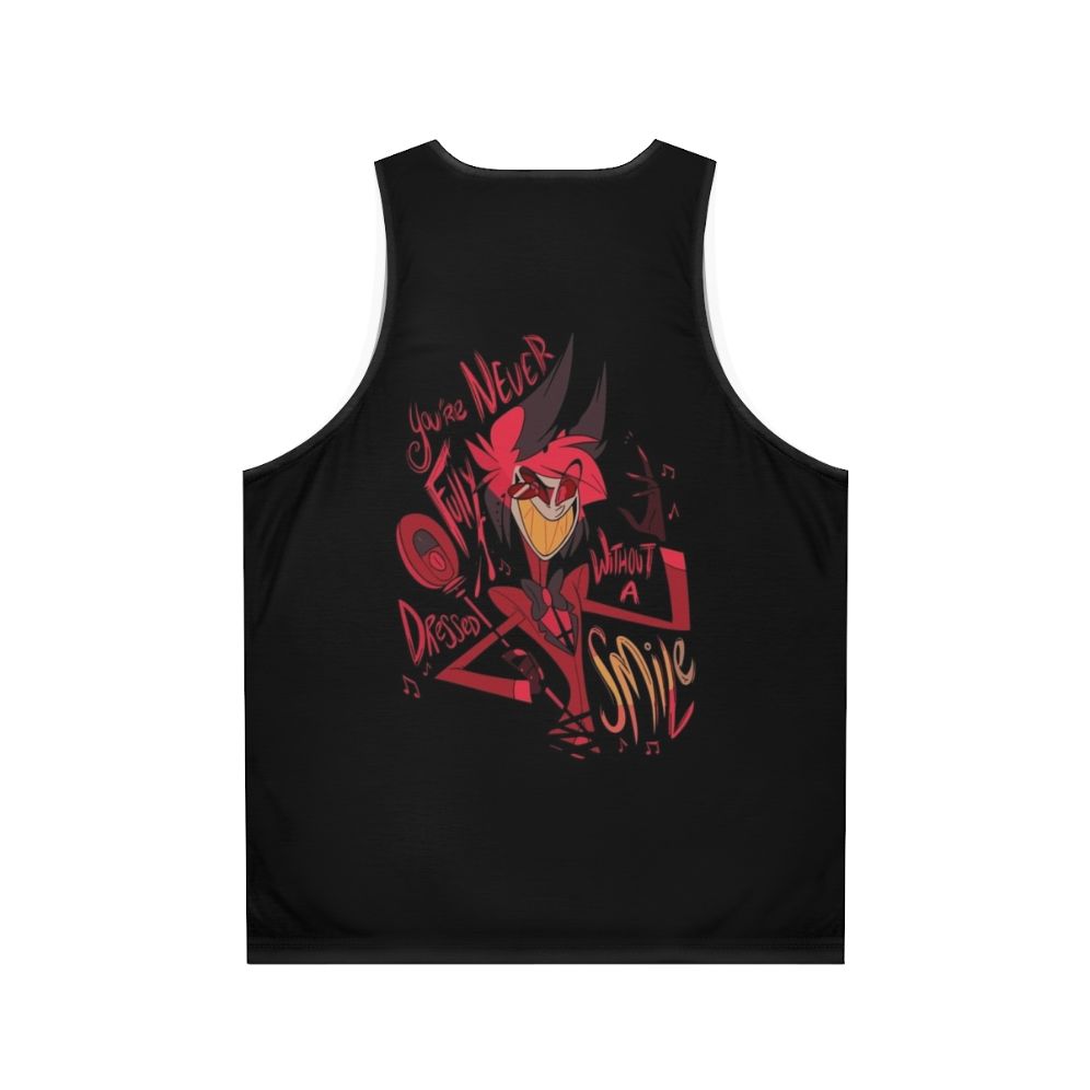 Hazbin Hotel Alastor Smile Unisex Tank Top - Back