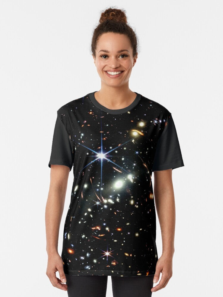 James Webb Deep Field Space Telescope Graphic T-Shirt - Women