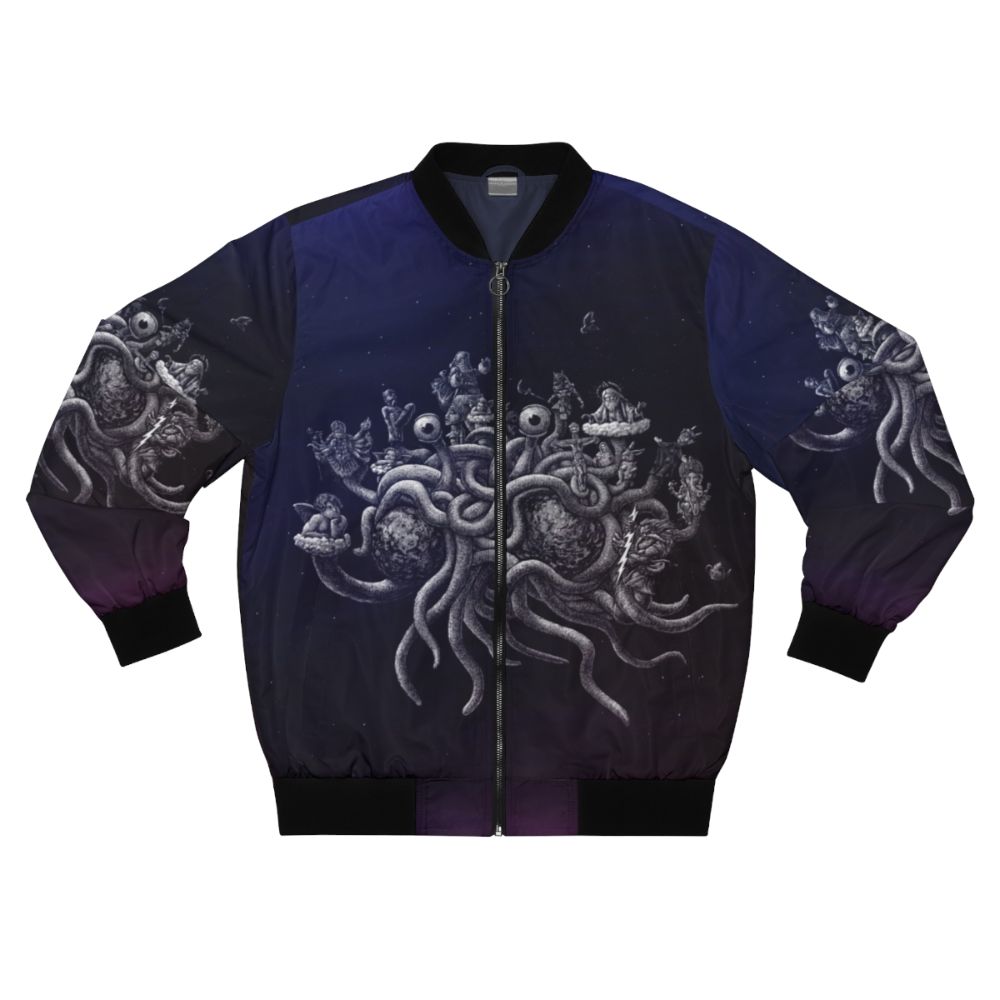 The Flying Spaghetti Monster (FSM) Pastafarian Bomber Jacket