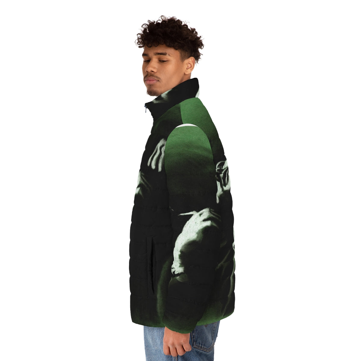 Tqid Morrissey The Smiths Puffer Jacket - men side left