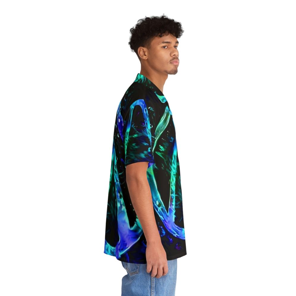 Borderlands Vault Hunter Black Light Hawaiian Shirt - People Pight