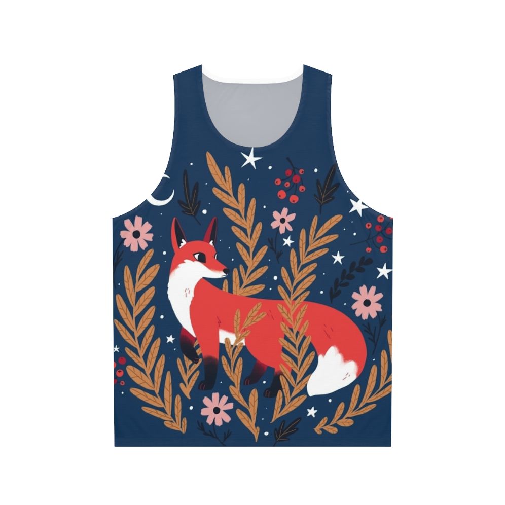 Cozy Winter Woodland Unisex Tank Top