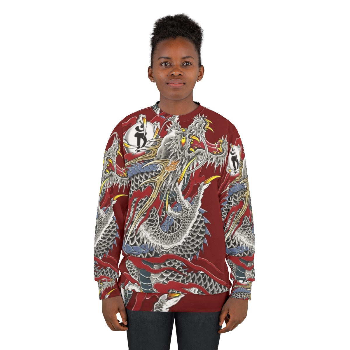 Yakuza Dragon Tattoo Sweatshirt - women