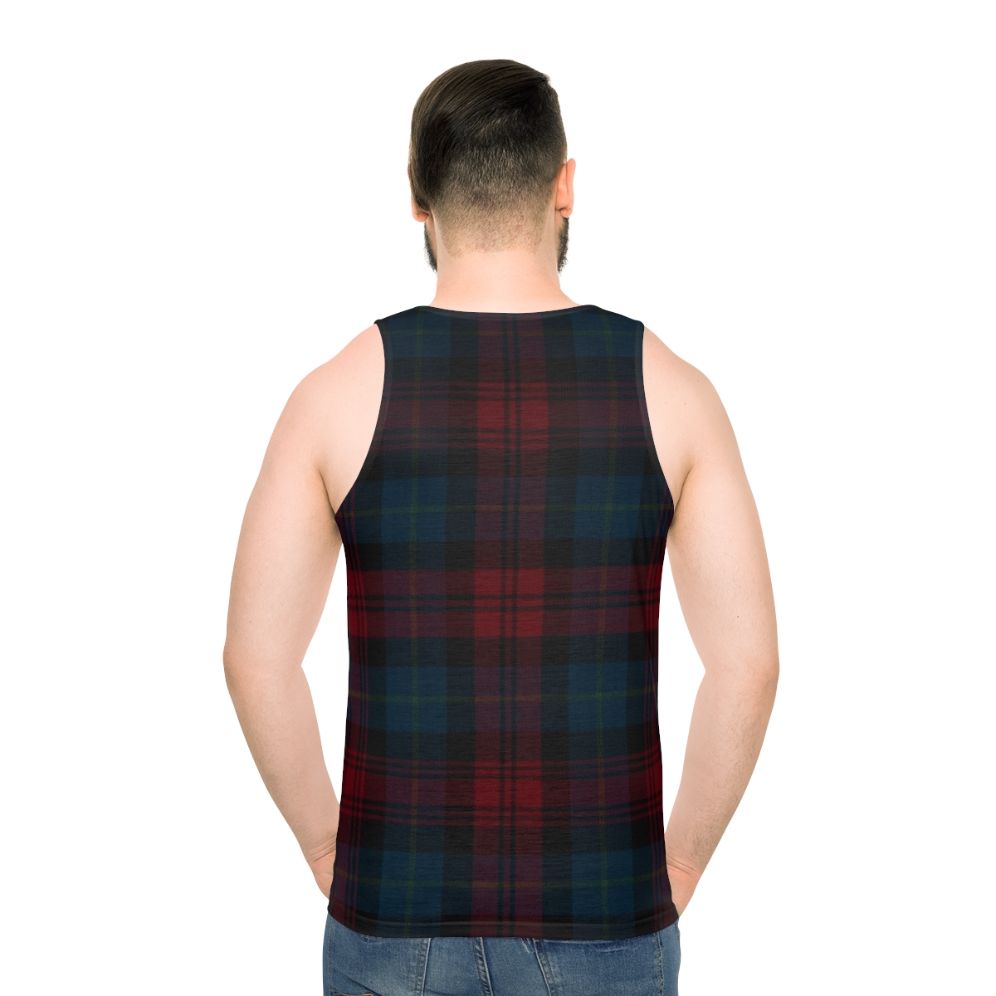 Maclachlan Scottish Tartan Unisex Tank Top - men back