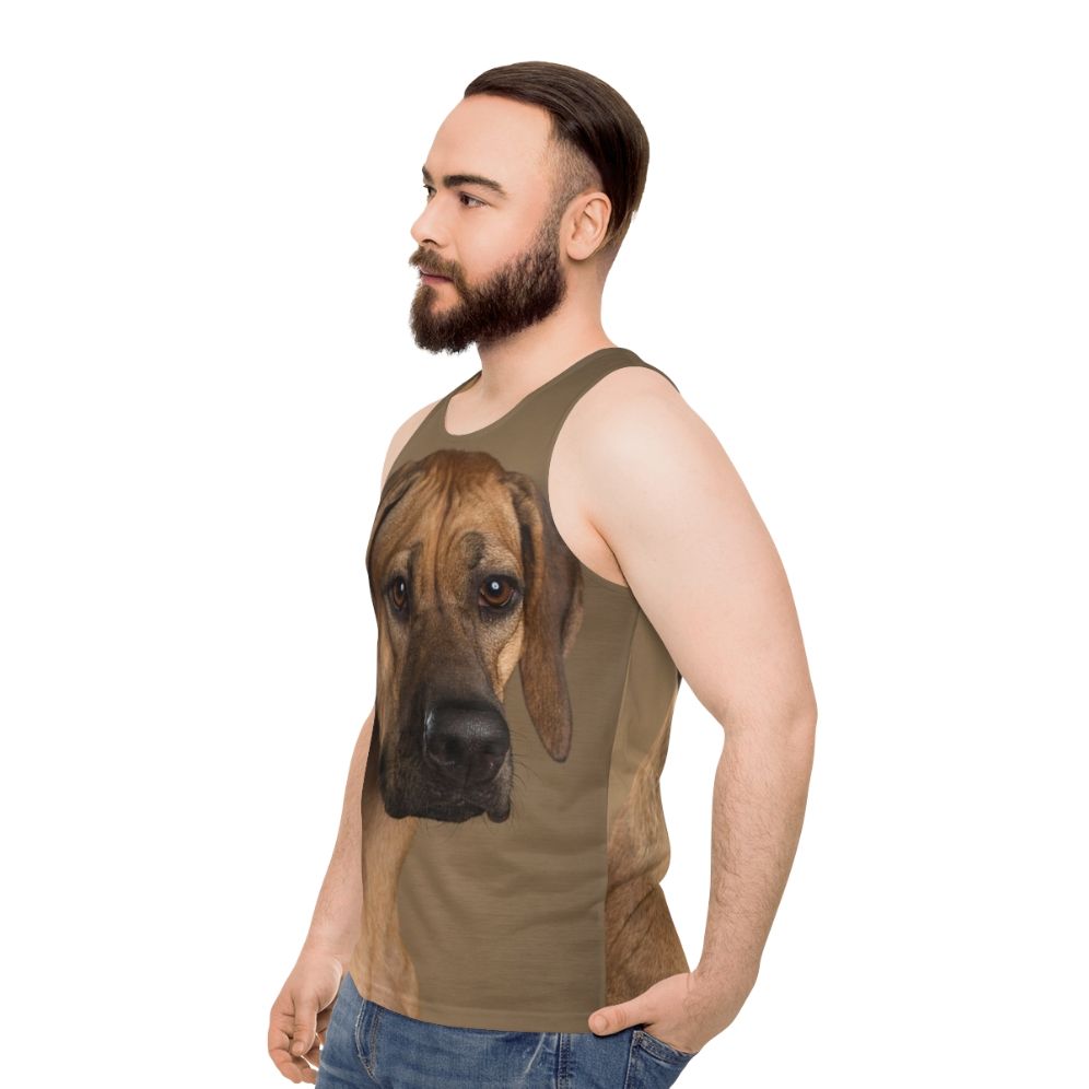 Rhodesian Ridgeback Dog Portrait - men side