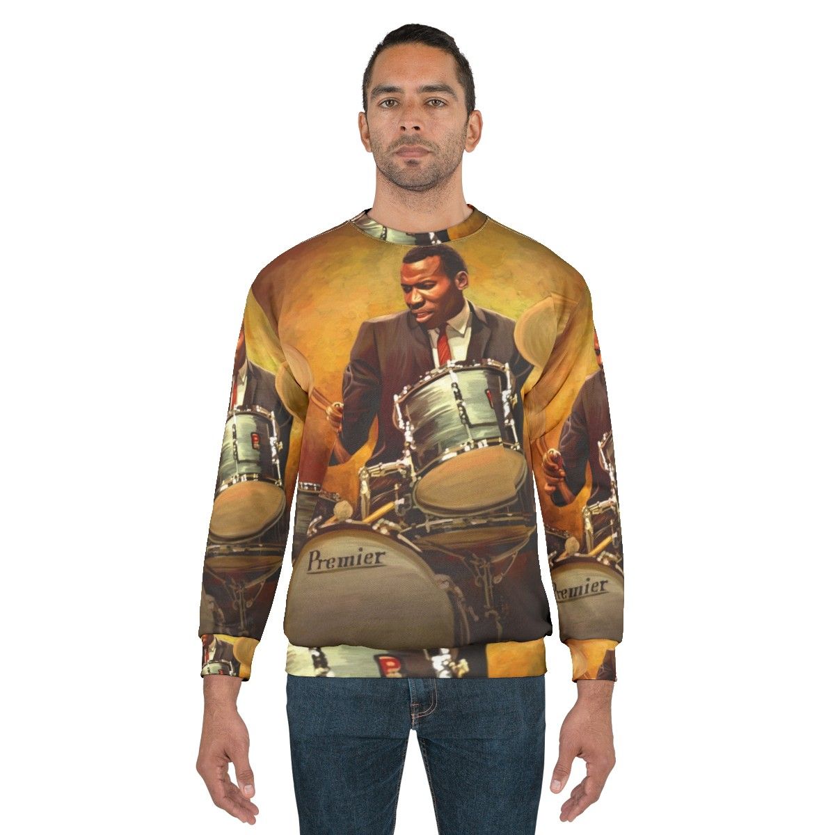 Elvin Jones Jazz Drummer Sweatshirt - men