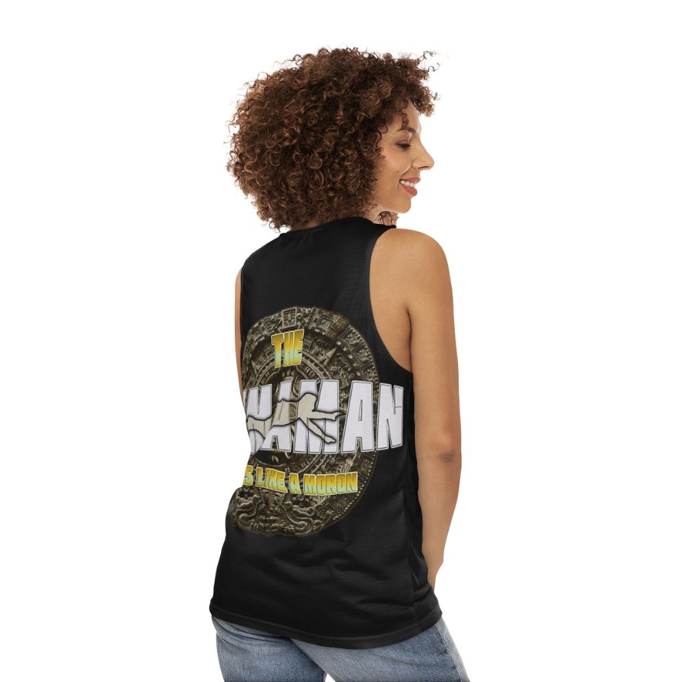 Pumaman 80s Cult Film Superhero Unisex Tank Top - women back