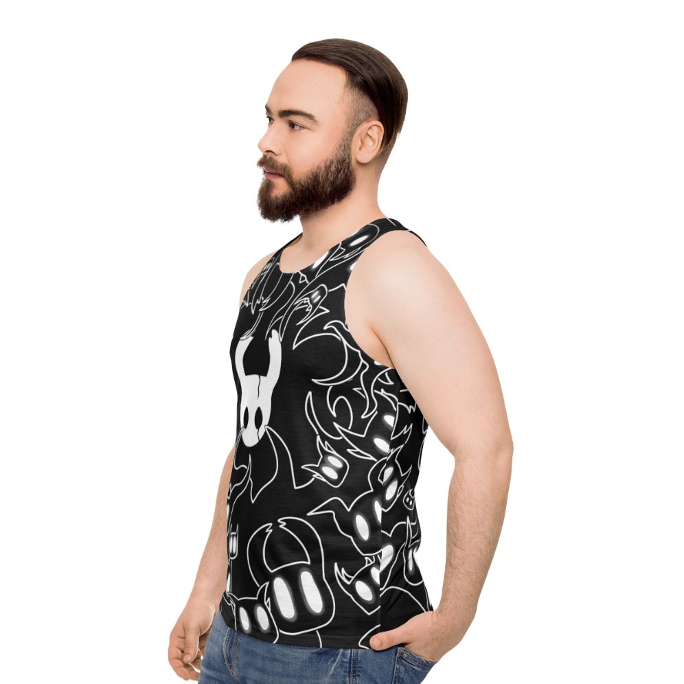 Hollow Knight Unisex Doodle Tank Top - men side