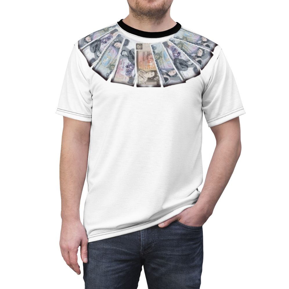 Music Inspired Ian Brown Stone Roses Style Money T-Shirt - men front