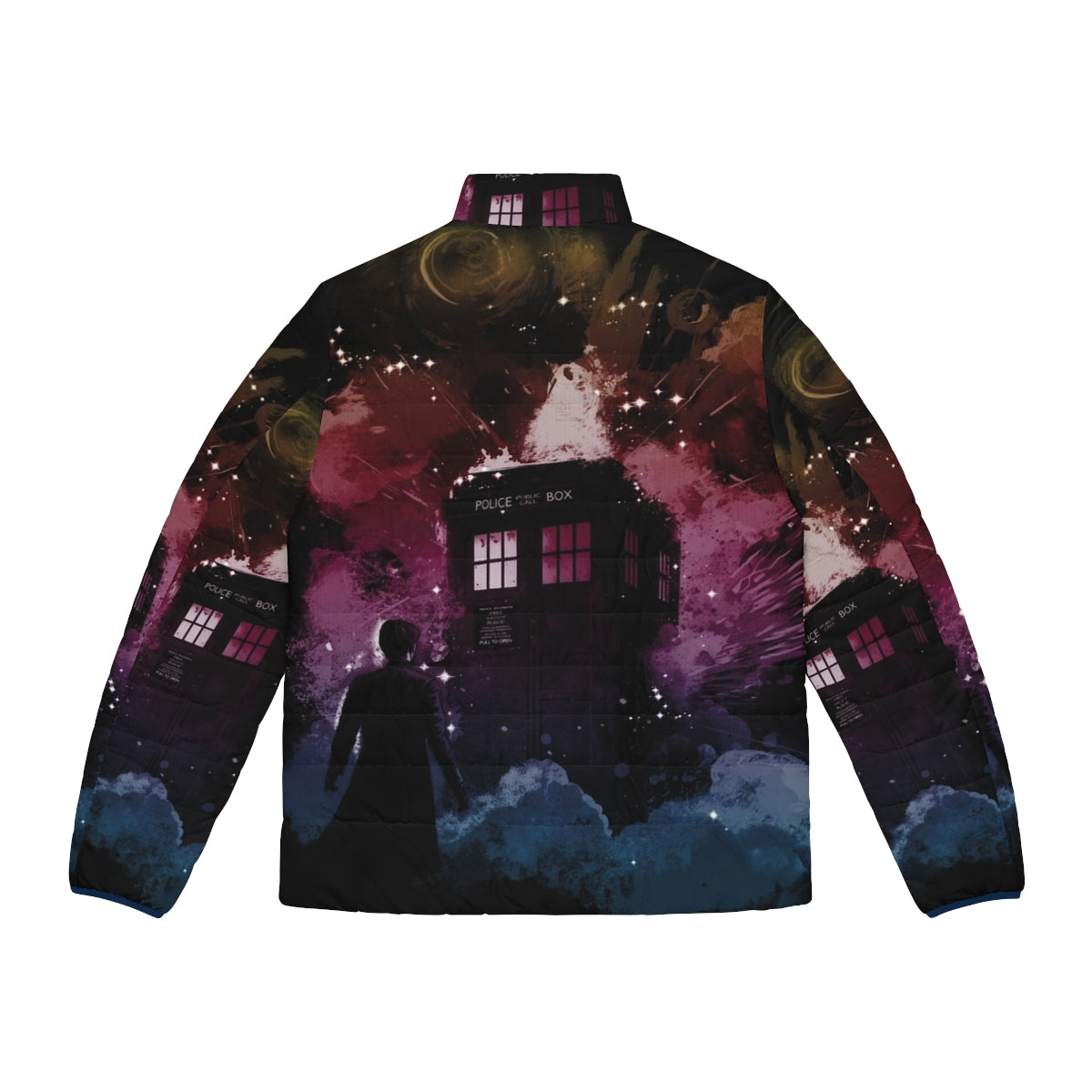 14th Doctor Dr Who Puffer Jacket - Back