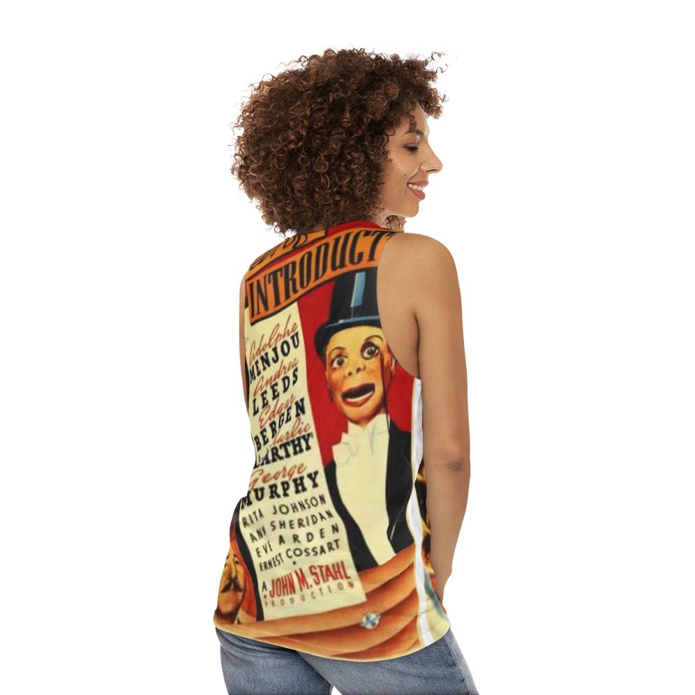 Unisex Charlie Tank Top for Movie Enthusiasts - women back