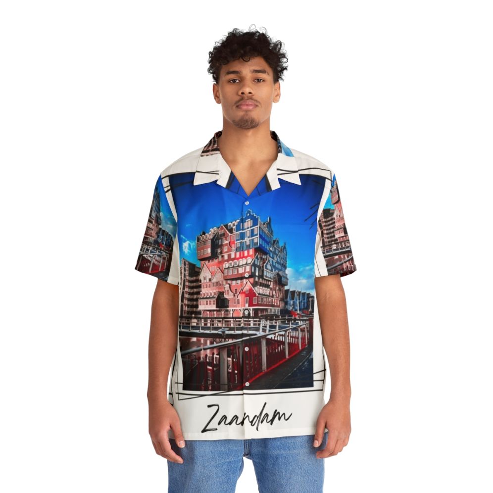 Zaandam City in Holland Hawaiian Shirt - People Front