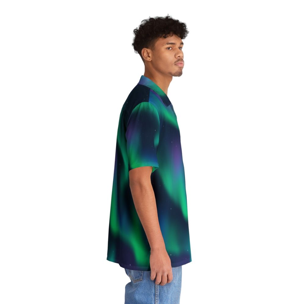 Aurora Borealis Northern Lights Hawaiian Shirt - People Pight