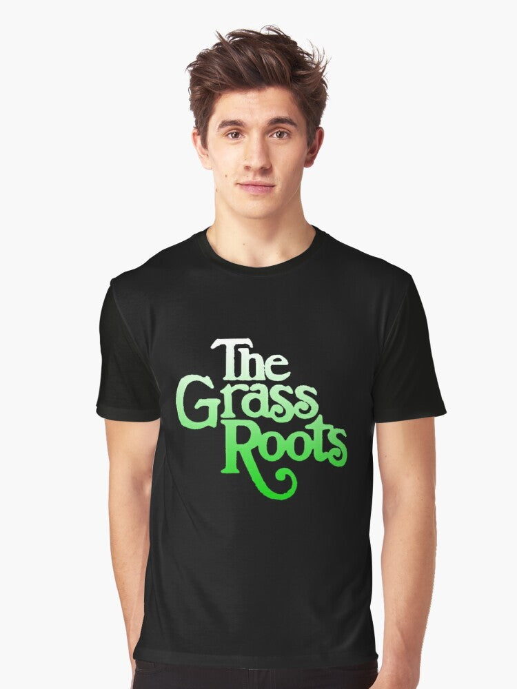 The Best Logos Band Favorite The Grass Roots Graphic T-Shirt - Men