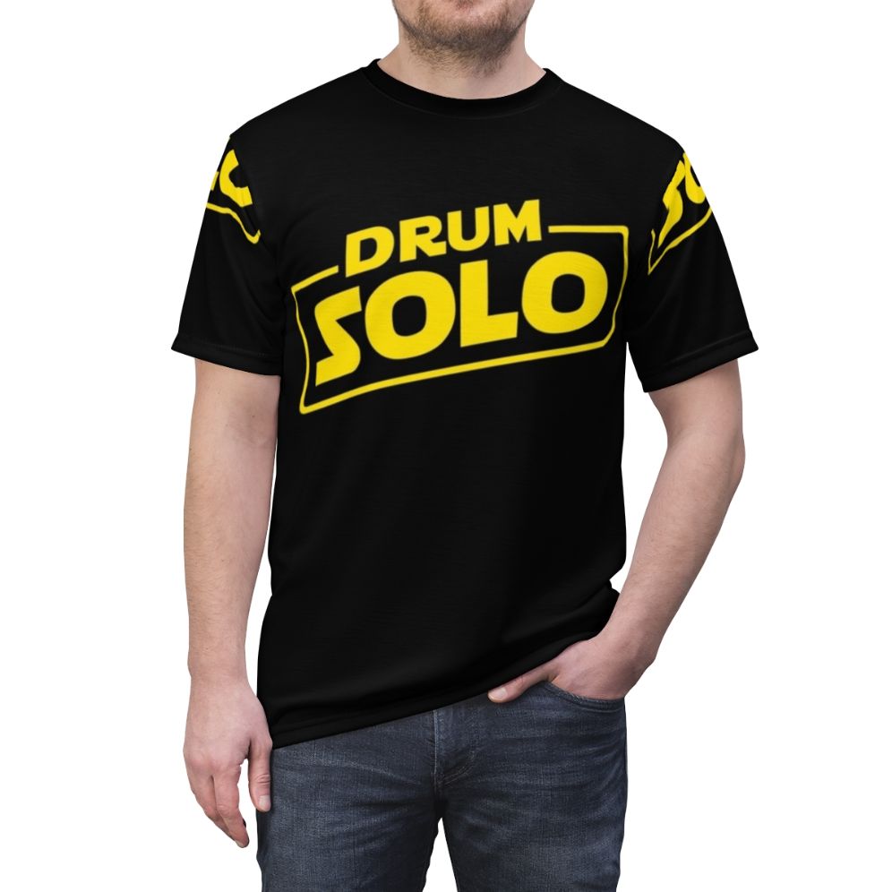 Drum Solo T-Shirt for Music Lovers and Drummers - men front