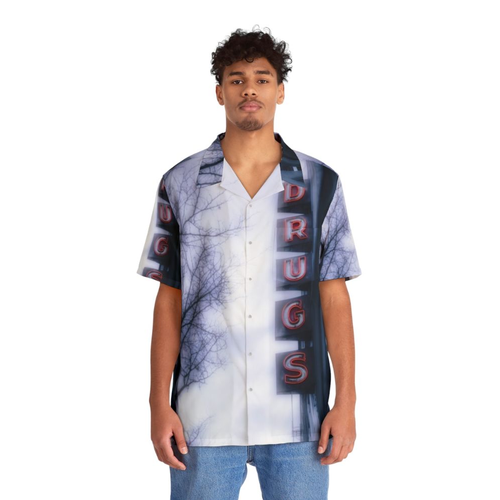 Neon Tropical Hawaiian Shirt - People Front