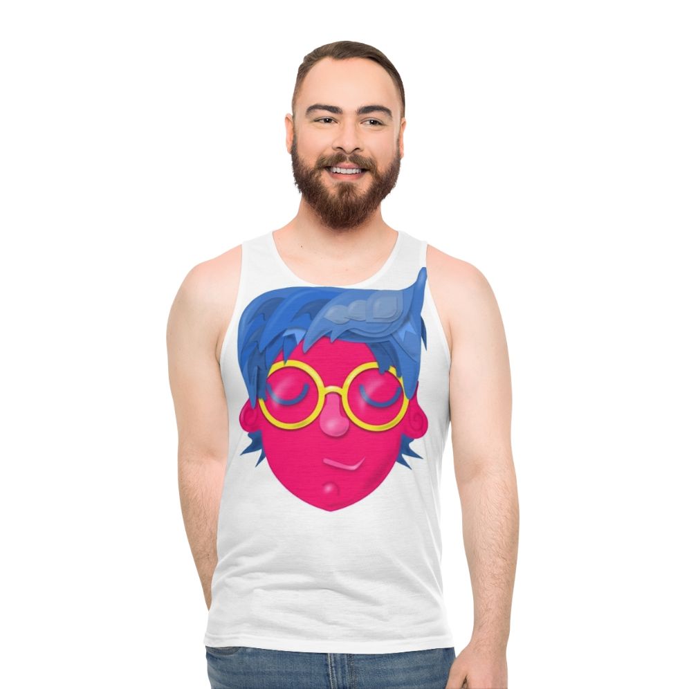 Unisex pansexual and LGBTQ pride tank top - men