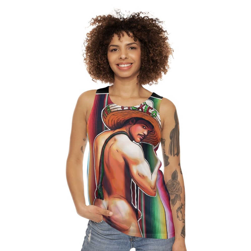 Latinx pride unisex mexico muscle tank top - women