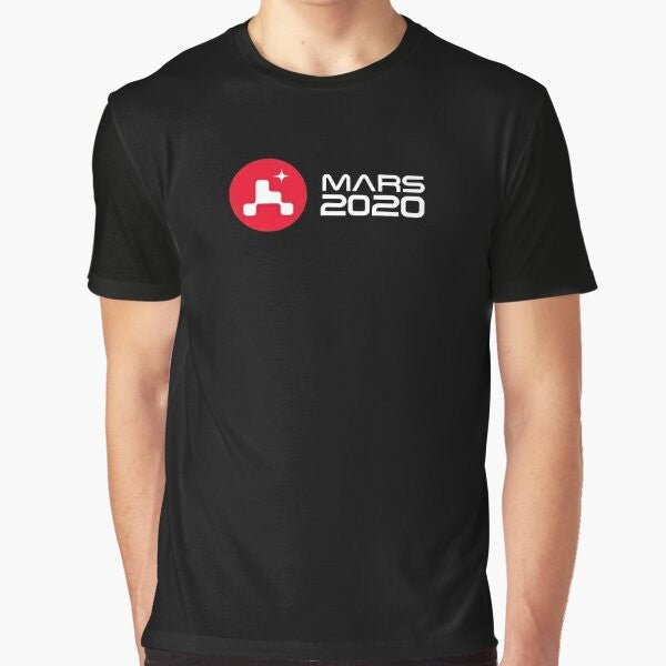 NASA Mars 2020 Perseverance Rover Insignia Graphic T-Shirt