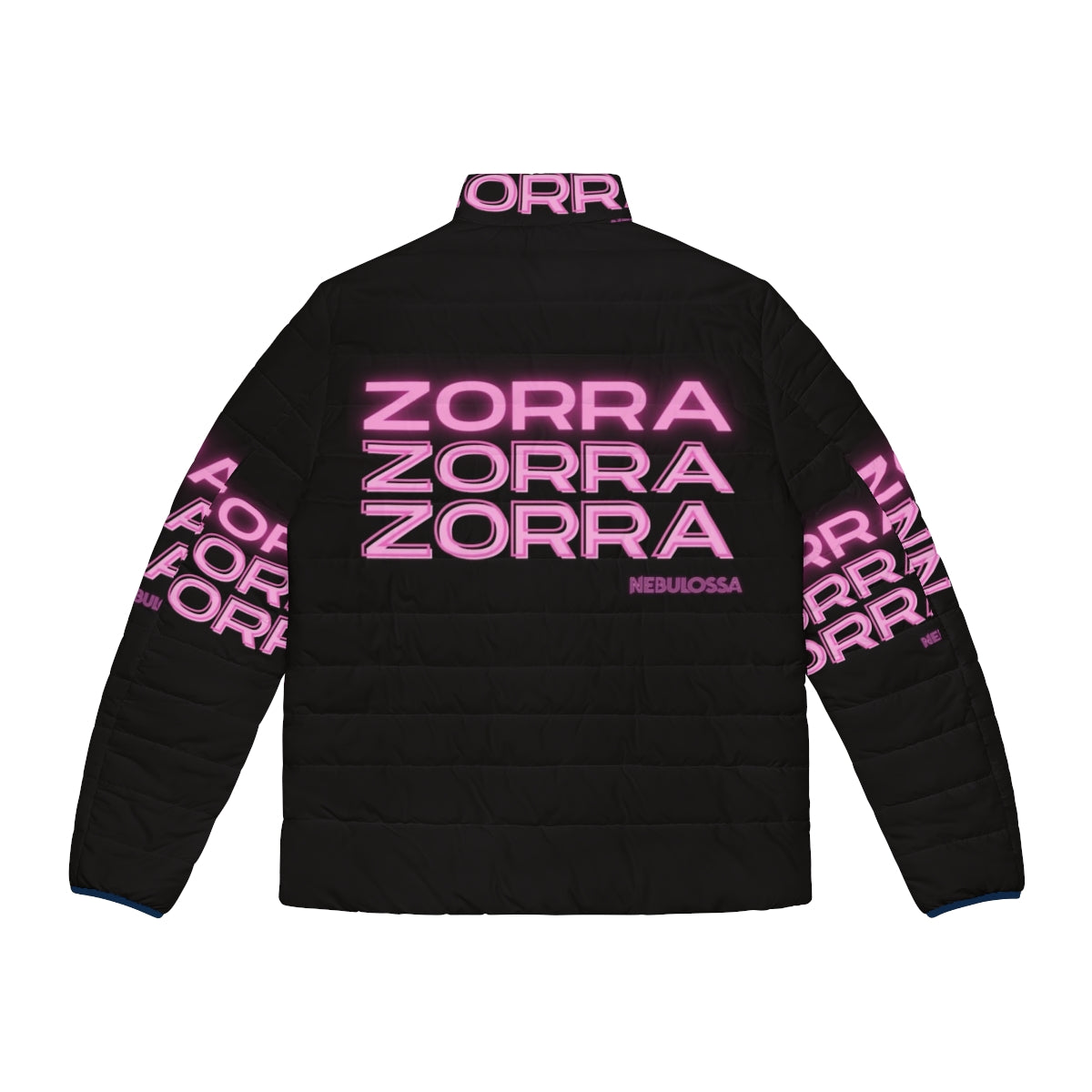 Zorra By Nebulossa puffer jacket for the 2024 Eurovision season - Back