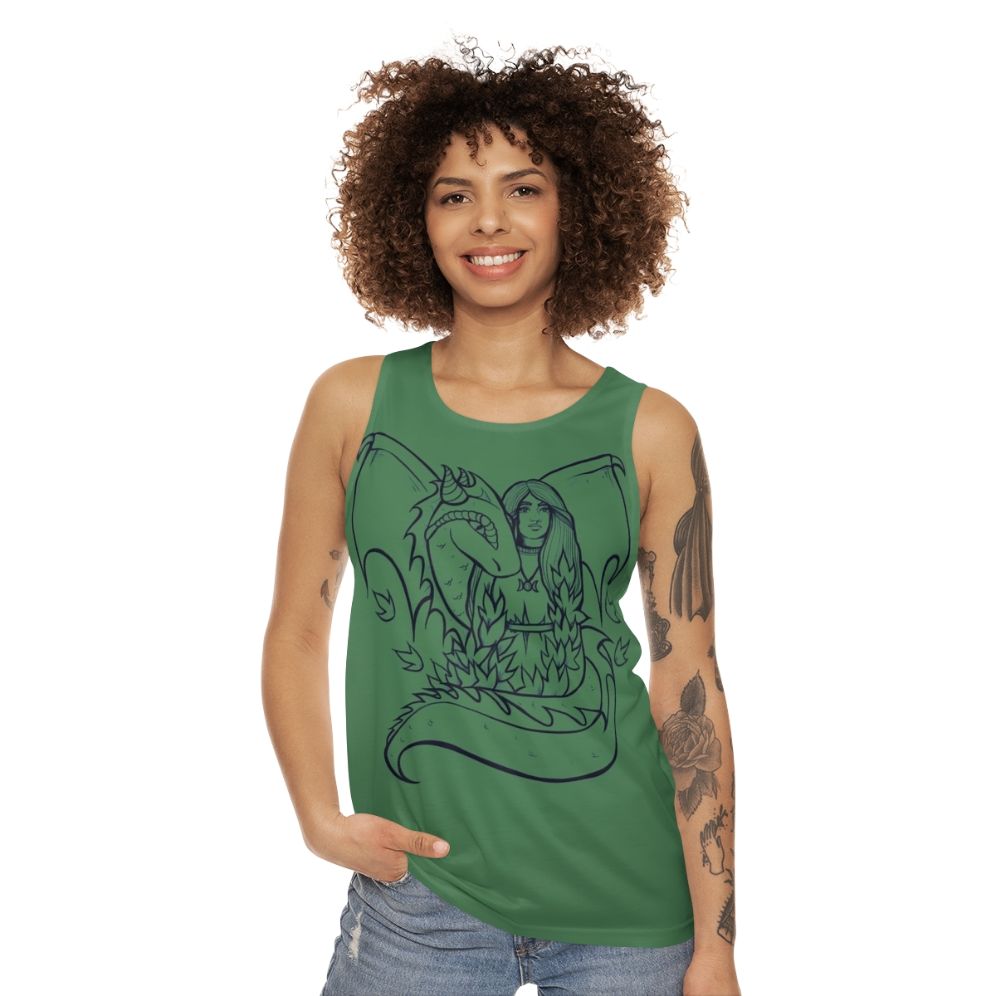 Dragon Goddess Unisex Tank Top - women