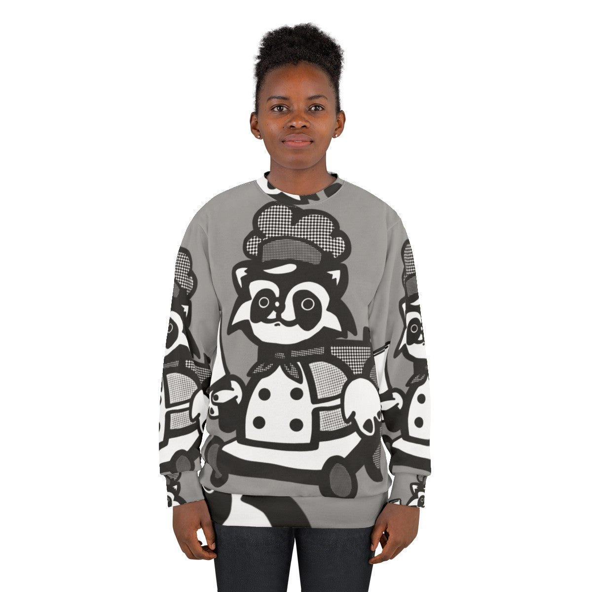 Overcooked Raccoon Chef Sweatshirt - women