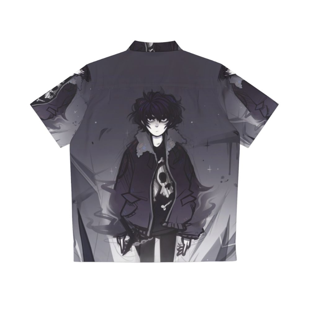 Nico Di Angelo Hawaiian Shirt with Shadow Control Design - Back