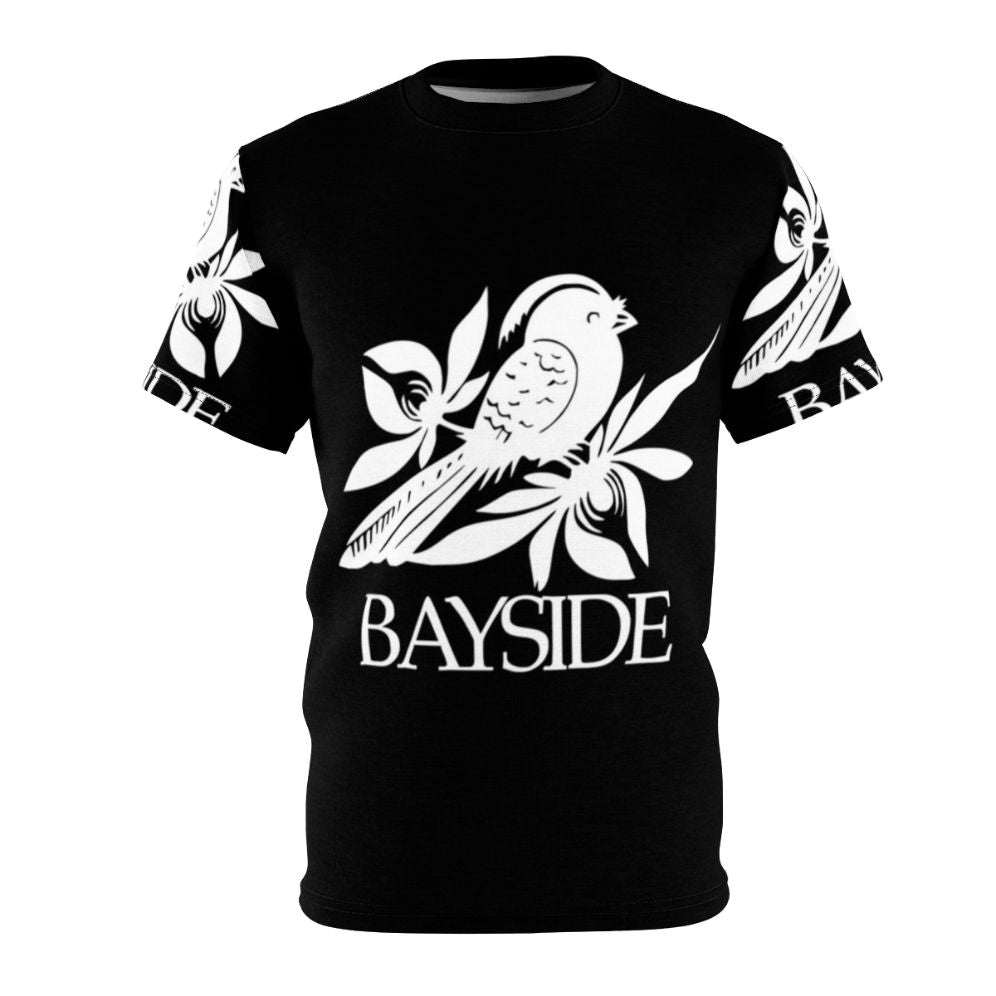 Bayside band-inspired t-shirt design featuring popular song titles