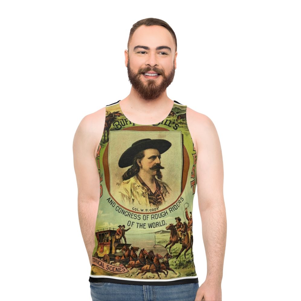 Buffalo Bill Wild West Show Unisex Tank Top - men