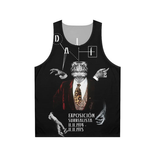 Surreal Salvador Dali inspired unisex tank top