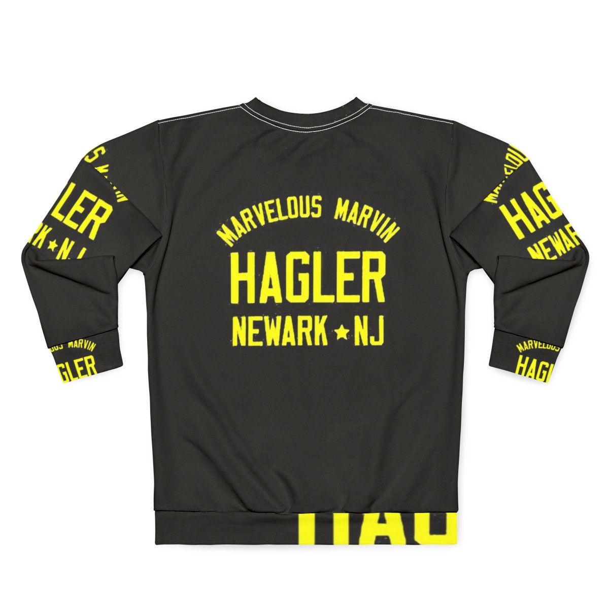 Marvelous Marvin Hagler Boxing Champion Sweatshirt - Back