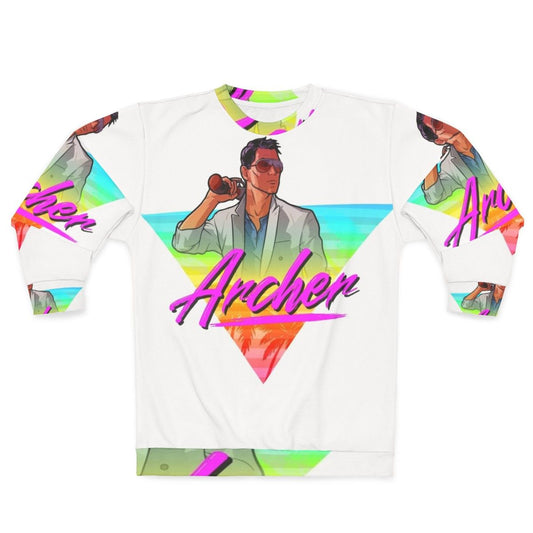 Archer Vice 80s Triangle Design Sweatshirt