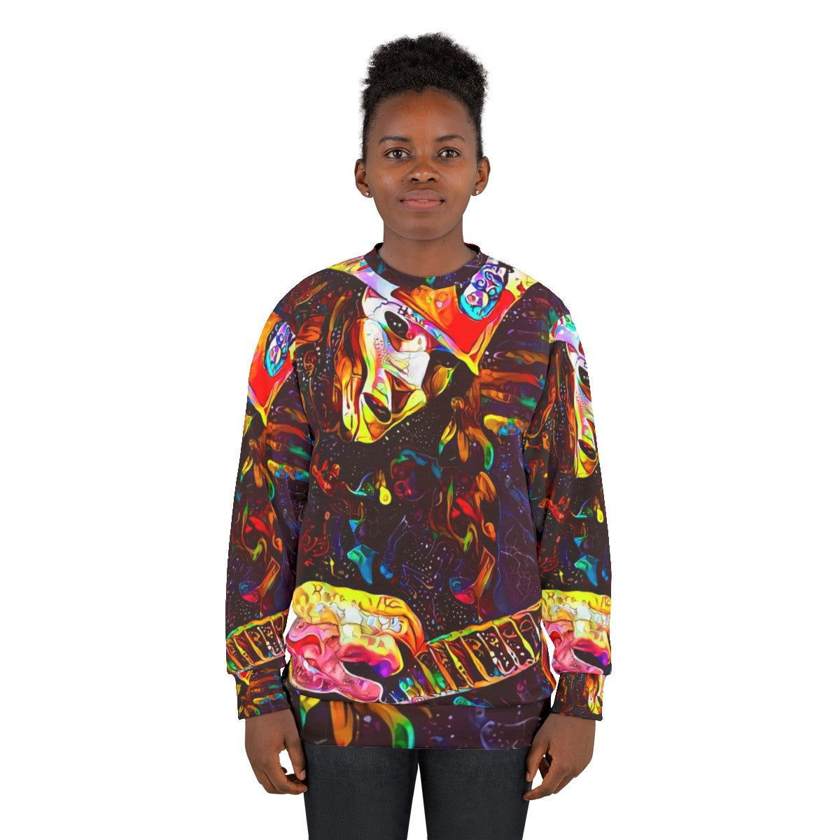 Buckethead Udnie Wave Colorful Sweatshirt - women