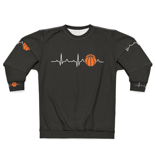 Basketball Heartbeat Sweatshirt