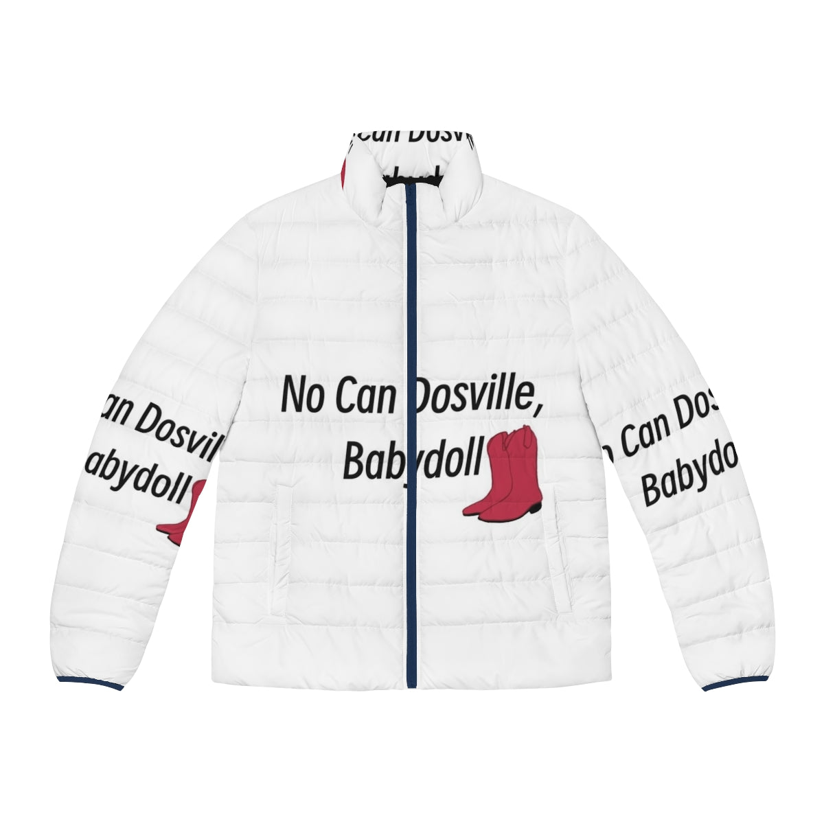 "No Can Dosville Babydoll Puffer Jacket - The Iconic HIMYM-Inspired Winter Wear"