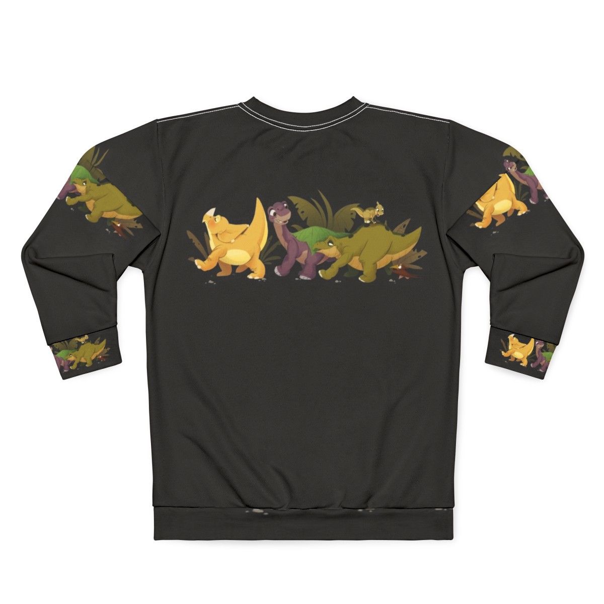 The Land Before Time Littlefoot Dinosaur Kids Sweatshirt - Back