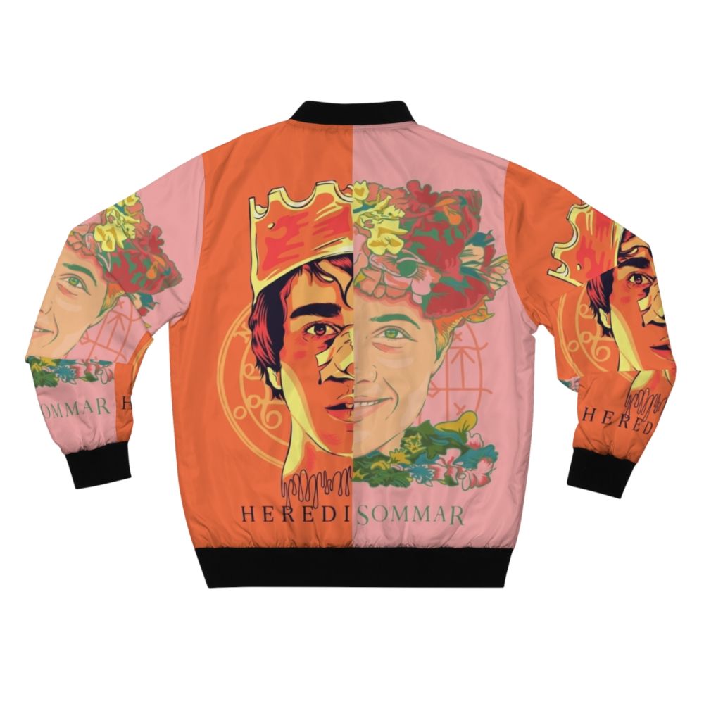 Hereditary and Midsommar inspired bomber jacket featuring horror movie elements - Back