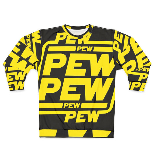 Pew Pew Sweatshirt 2 - Laser Gun Space Shooter Apparel