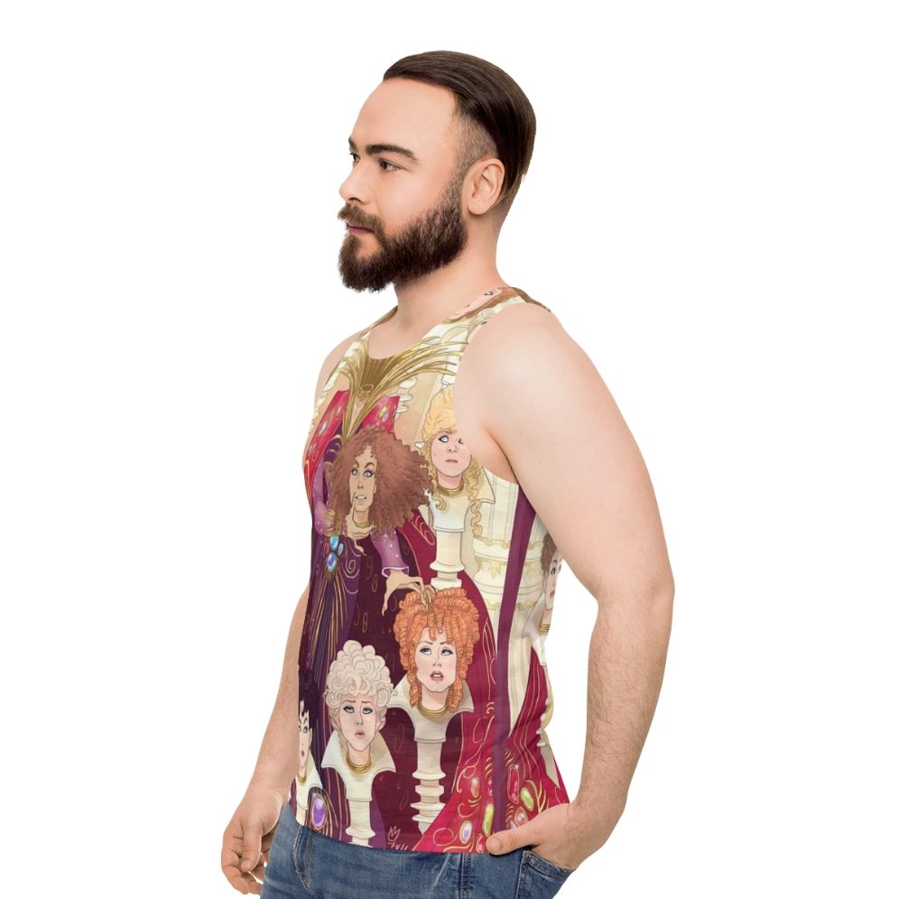 Unisex 80s fantasy tank top - men side