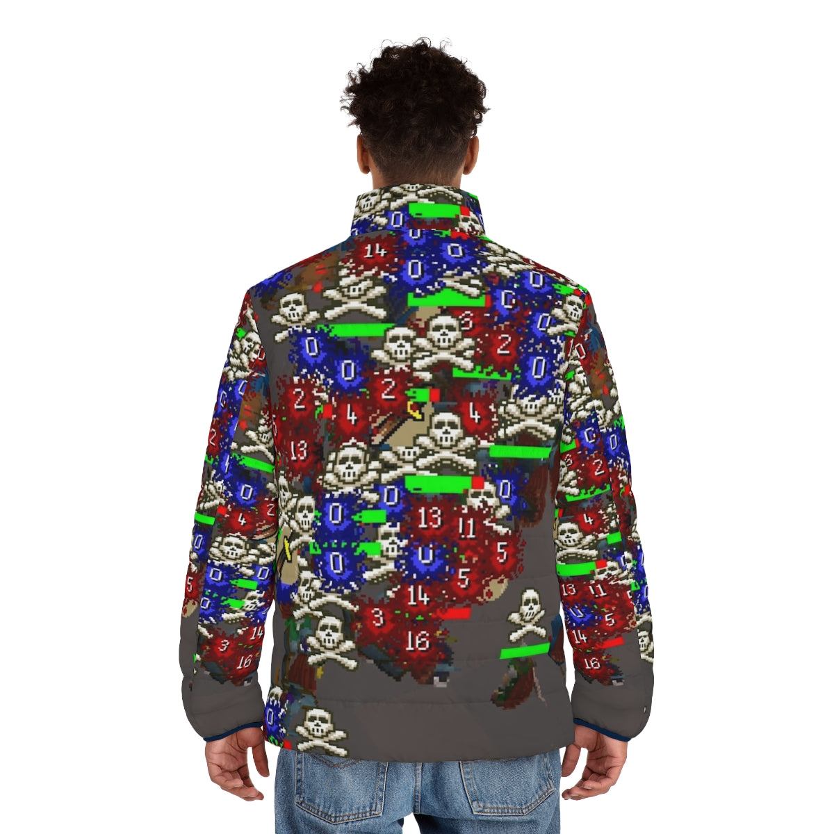 Clan Wars Puffer Jacket for Oldschool Runescape (2007) Fans - men back