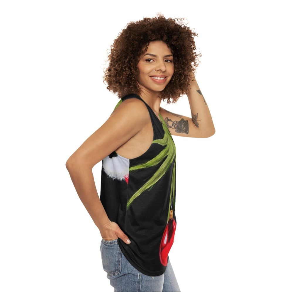 "Who Stole Christmas" unisex tank top - women side