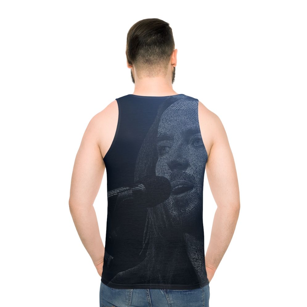 Tim Minchin Unisex Comedy Tank Top - men back